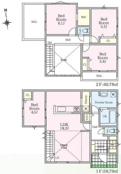 戸塚区上柏尾町　全2棟1号棟