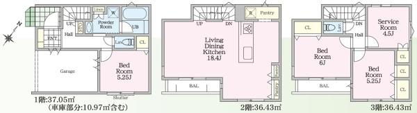 戸塚区戸塚町　全2棟2号棟