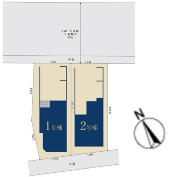 戸塚区舞岡町　全2棟1号棟
