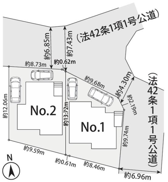 旭区白根６丁目　全２棟１号棟