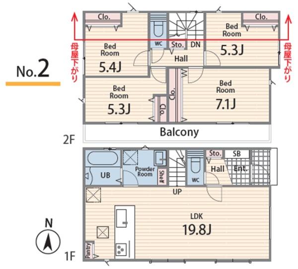 旭区今宿西町　全２棟２号棟