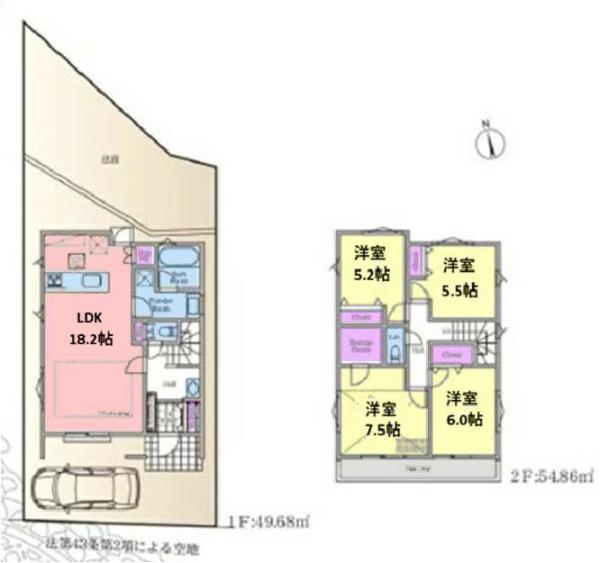 栄区鍛冶ヶ谷１丁目　全８棟４号棟
