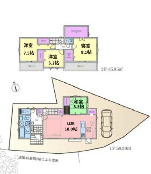 栄区鍛冶ヶ谷１丁目　全８棟８号棟
