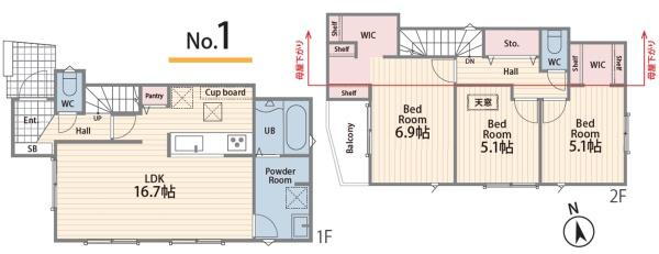 神奈川区三ツ沢上町　全３棟１号棟