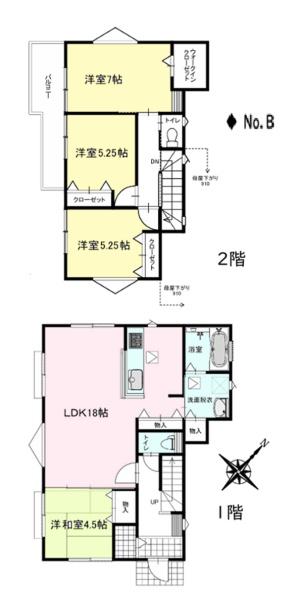 瀬谷区北新　全２棟Ｂ号棟