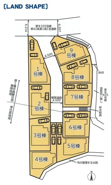 宮前区水沢三丁目　全９棟３号棟