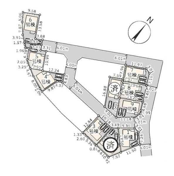 大和市福田　全１０棟１号棟