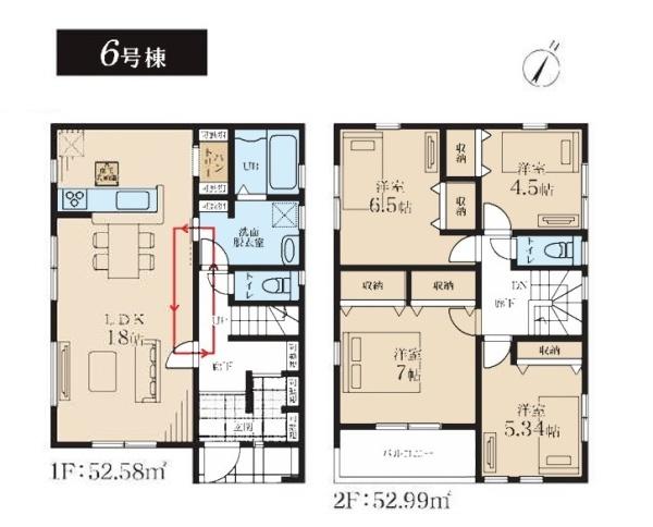 大和市福田　全１０棟６号棟