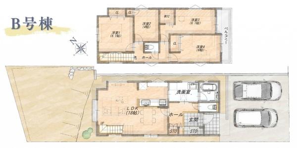 青葉区奈良町　全２棟Ｂ号棟
