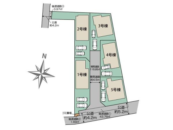 青葉区鉄町　全５棟２号棟