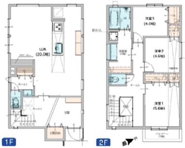 鎌倉市大町３丁目　全２棟２号棟