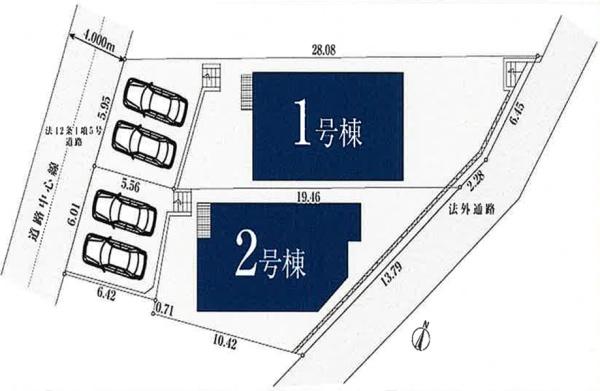 港北区篠原東２丁目　全２棟１号棟