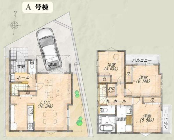南区清水ヶ丘　全３棟Ａ号棟