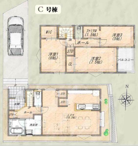 南区清水ヶ丘　全３棟Ｃ号棟