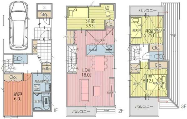 鶴見区東寺尾１丁目　全５棟３号棟