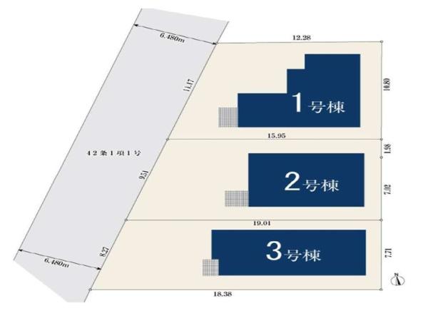 鶴見区梶山２丁目　全３棟３号棟