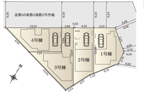 旭区鶴ケ峰２丁目　全４棟２号棟