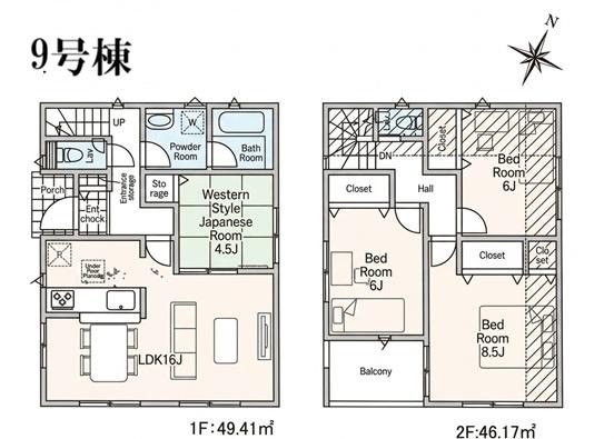 青葉区美しが丘西第１　全１０棟９号棟