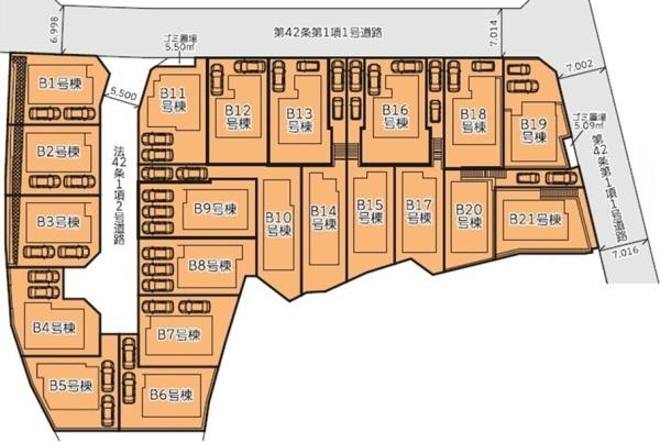 宮前区水沢３丁目　全２１棟Ｂ１４号棟