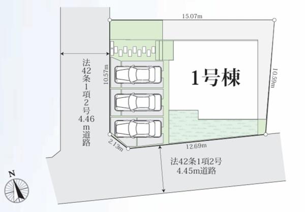 瀬谷区南瀬谷１丁目５期　全１棟１号棟