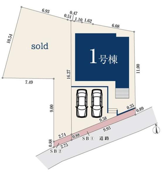 旭区川島町　全２棟１号棟