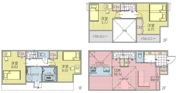 南区大岡１丁目　全３区１号区画