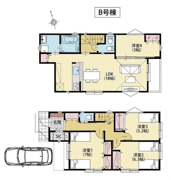 旭区上川井町　全７棟Ｂ号棟