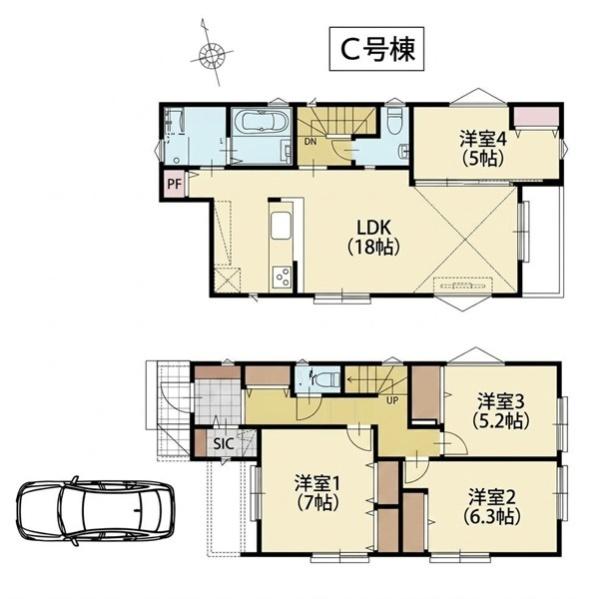 旭区上川井町　全７棟Ｃ号棟