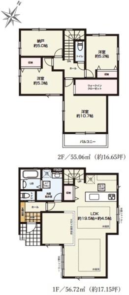 磯子区洋光台6丁目　全3棟1号棟
