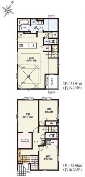 磯子区洋光台6丁目　全3棟2号棟