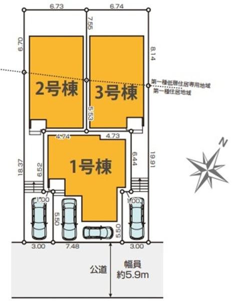 磯子区洋光台6丁目　全3棟3号棟
