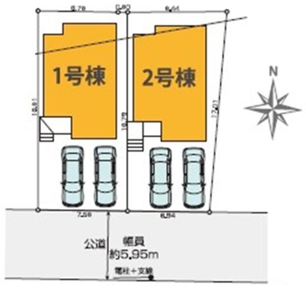 金沢区富岡西１丁目　全２棟２号棟