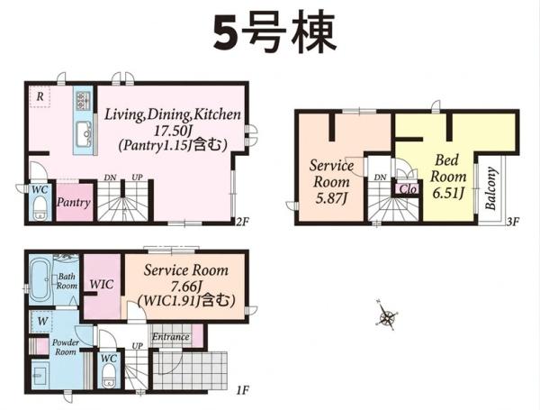 旭区さちが丘　全６棟５号棟