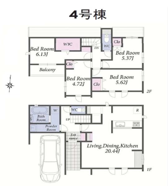 港北区下田町3丁目 全4棟4号棟