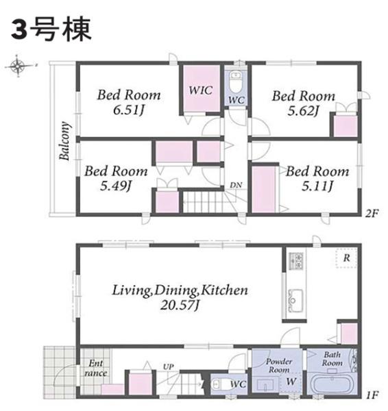 瀬谷区相沢３丁目　３号棟