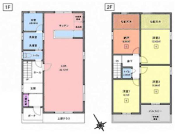 港南区芹が谷３丁目　全２棟Ａ号棟