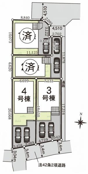 瀬谷区阿久和西４丁目　全４棟３号棟
