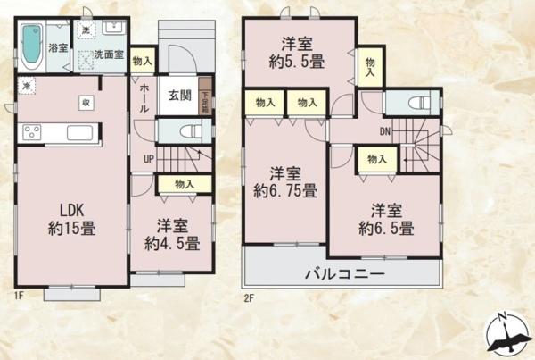 泉区中田東2丁目 全4棟A号棟