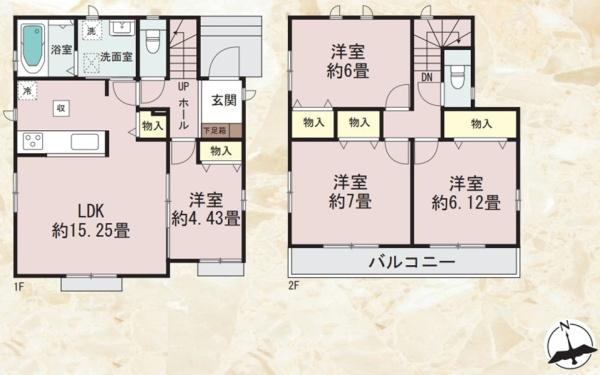 泉区中田東２丁目　全４棟Ｂ号棟