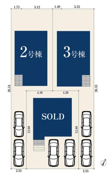 磯子区洋光台３丁目　全３棟２号棟