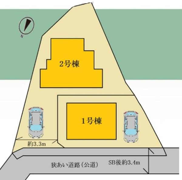 磯子区栗木1丁目　全2棟1号棟
