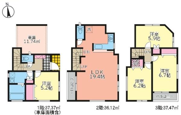 保土ケ谷区川島町　全30棟21号棟