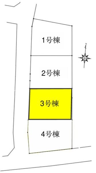 港北区下田町３丁目　全４棟３号棟