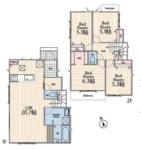 旭区本宿町3期 全4棟 2号棟