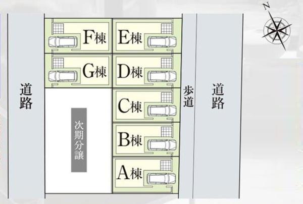都筑区早渕3丁目1期　全7棟F棟