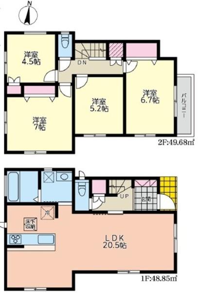 鶴見区諏訪坂　全6棟5号棟