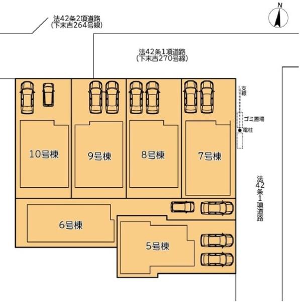 鶴見区諏訪坂　全6棟5号棟