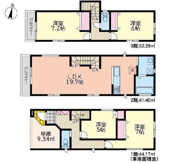 横浜市神奈川区白幡南町の新築一戸建