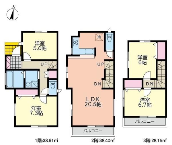横浜市神奈川区白幡南町の新築一戸建