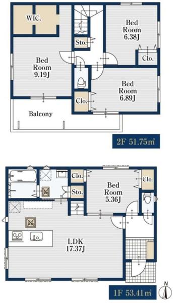 港北区新吉田東５丁目　全３区２区画